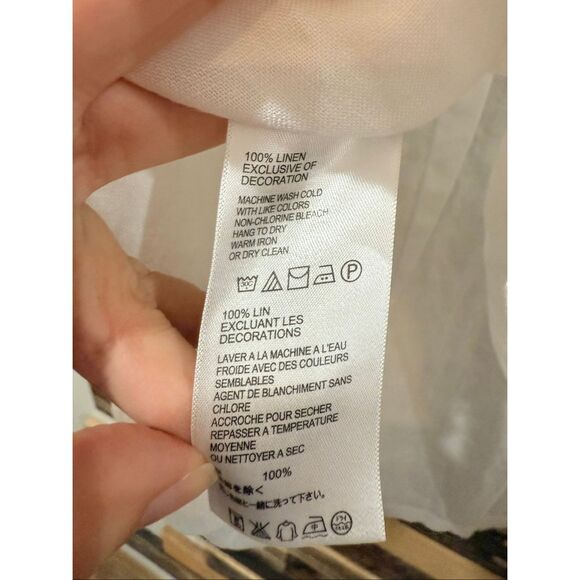 Tommy Bahama embroidered top tunic linen size Large - Picture 4 of 8